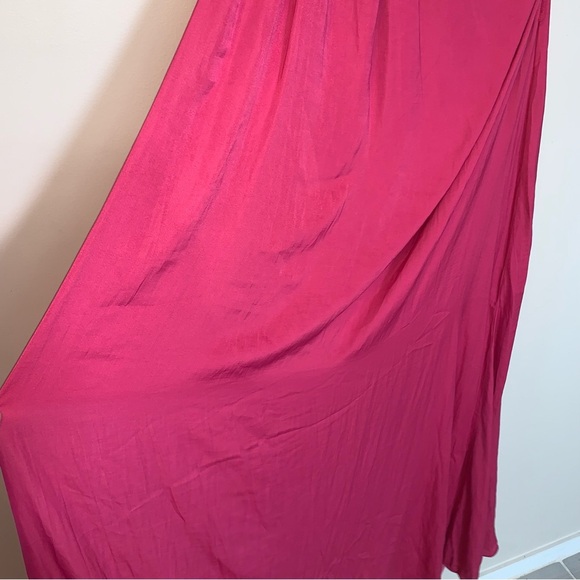 Lulu's Goddess Aura Fuchsia One-Shoulder Maxi Dress - Picture 10 of 12
